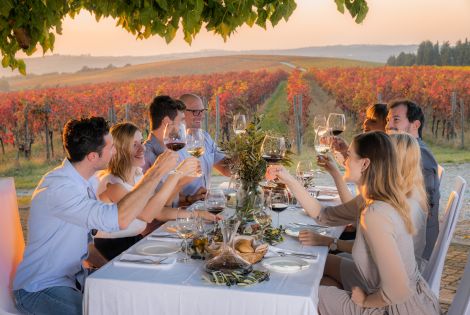 WINE TASTING AT SUNSET